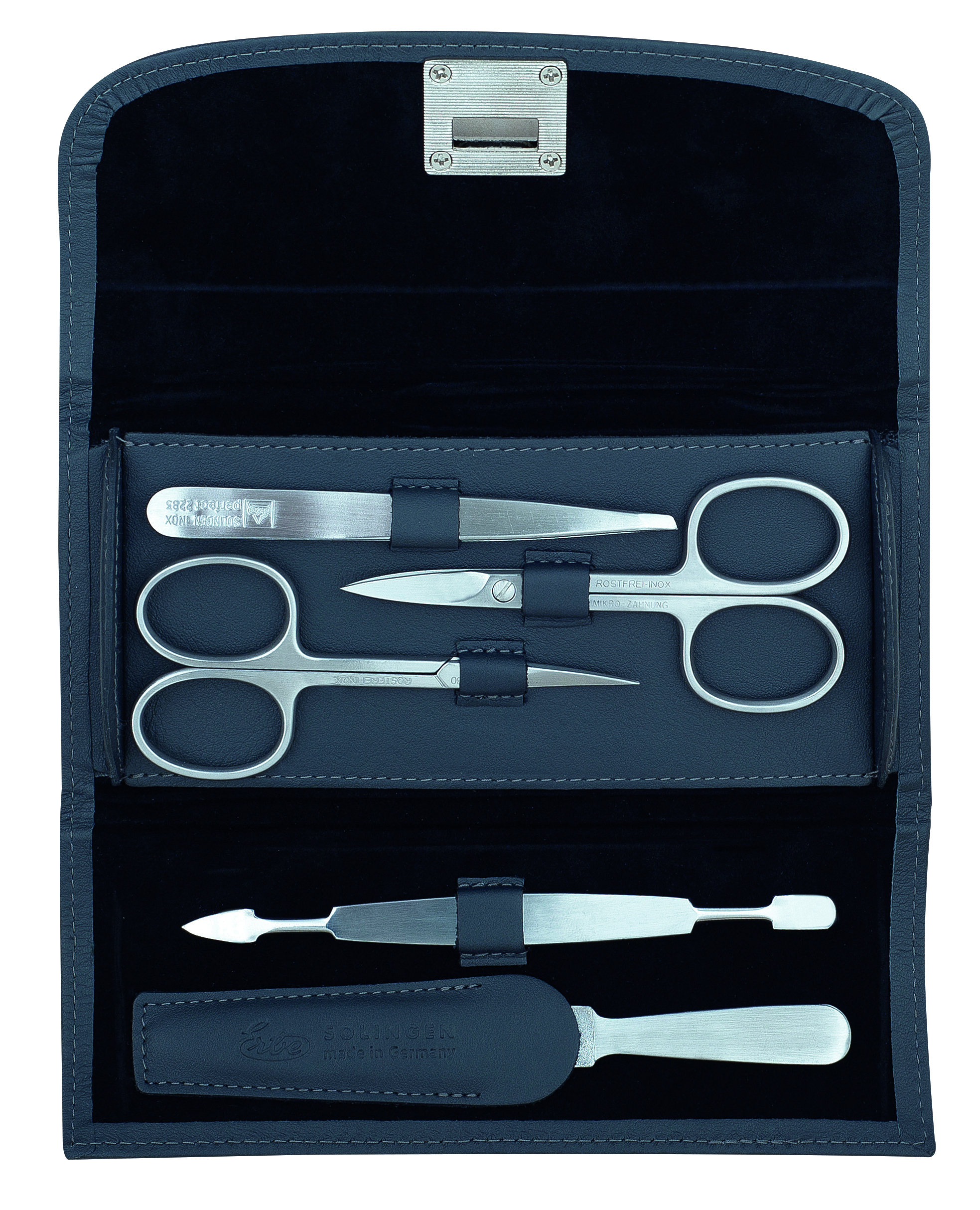 ERBE Manicure-Etui Grey grau 5tlg