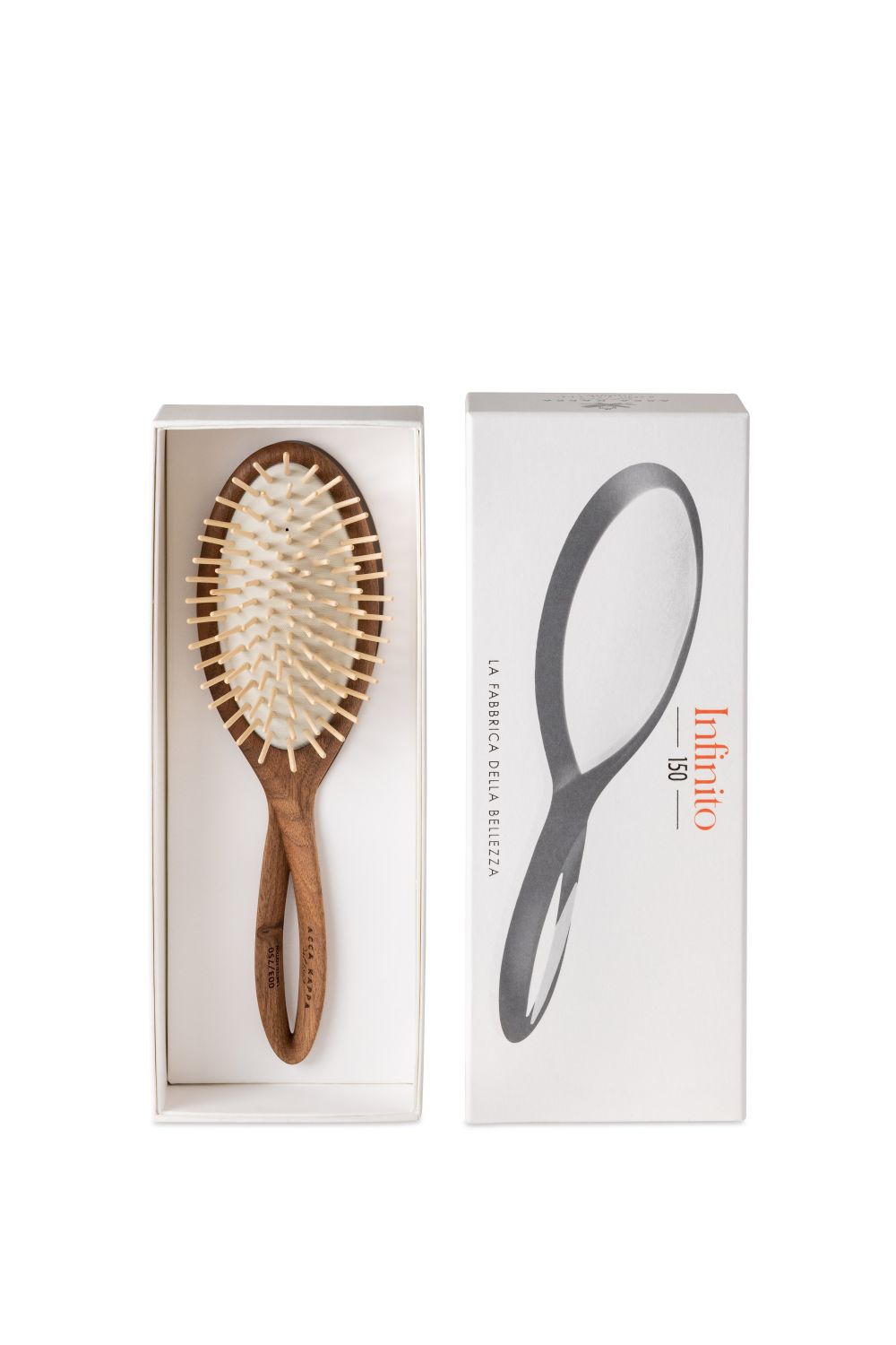 Infinito Hairbrush hornbean pins