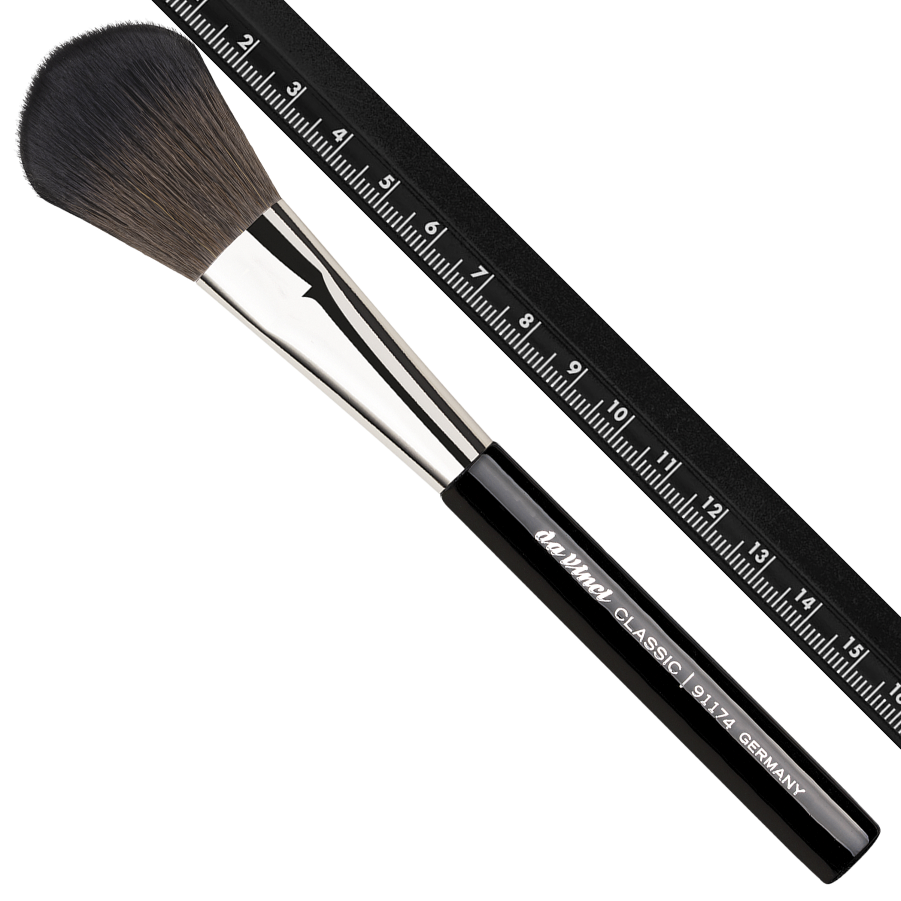 CLASSIC Puder- und Rougepinsel, extrafeine, wellige Kunstfasern