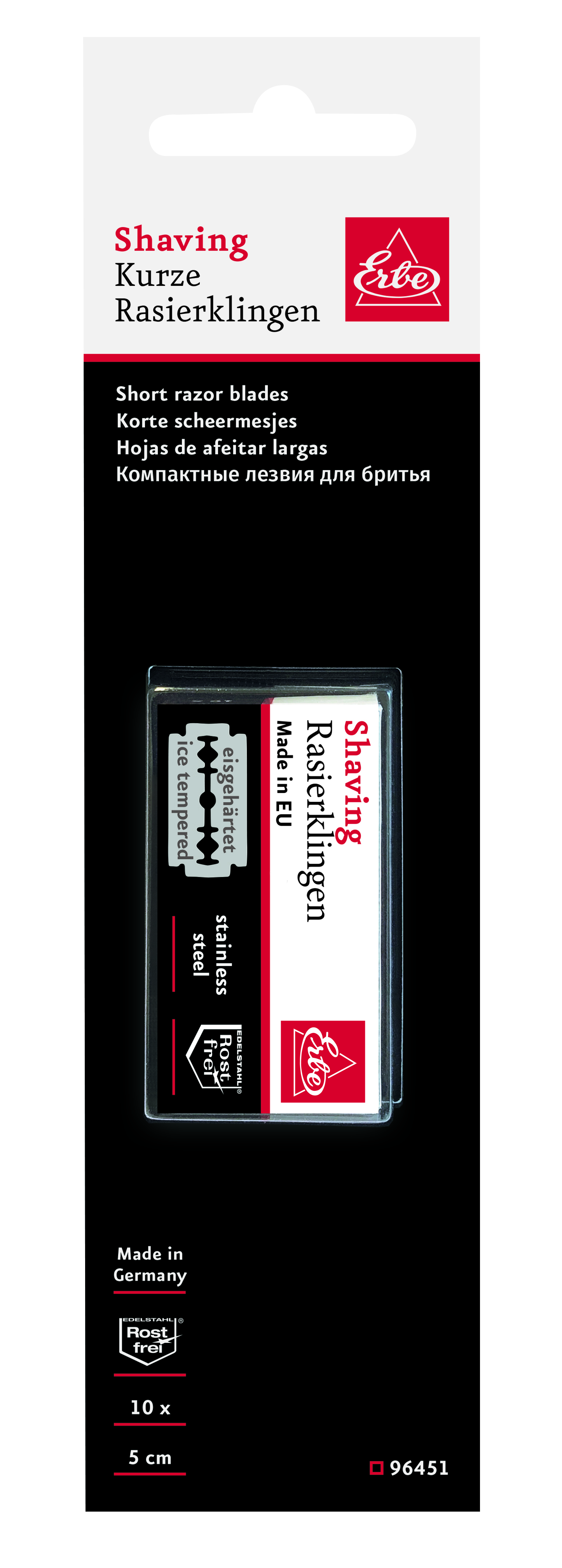 ERBE Rasierklingen Tradition 10St