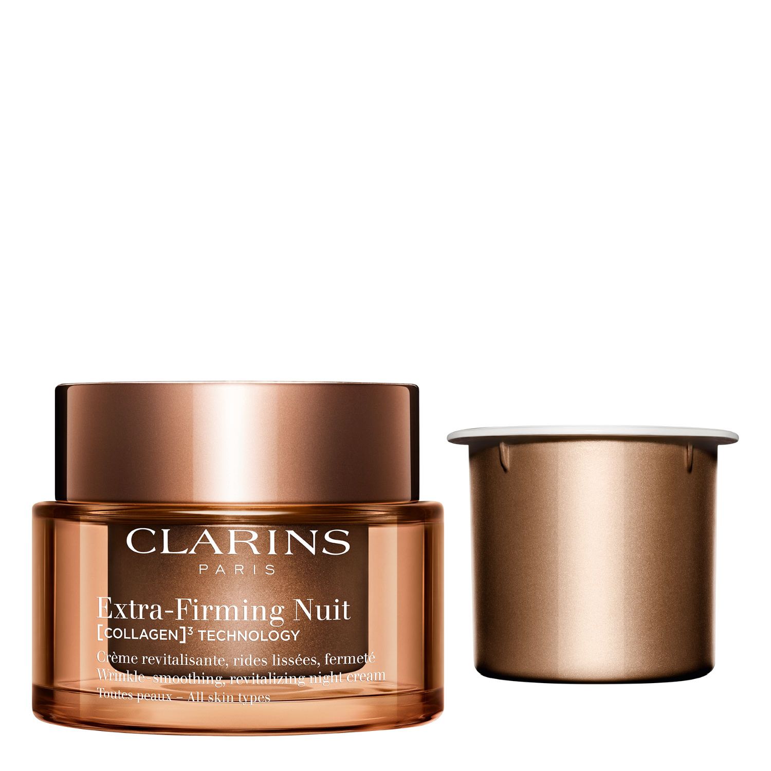 Extra-Firming Nuit [COLLAGEN]³ TECHNOLOGY Crème Toutes Peaux refillable