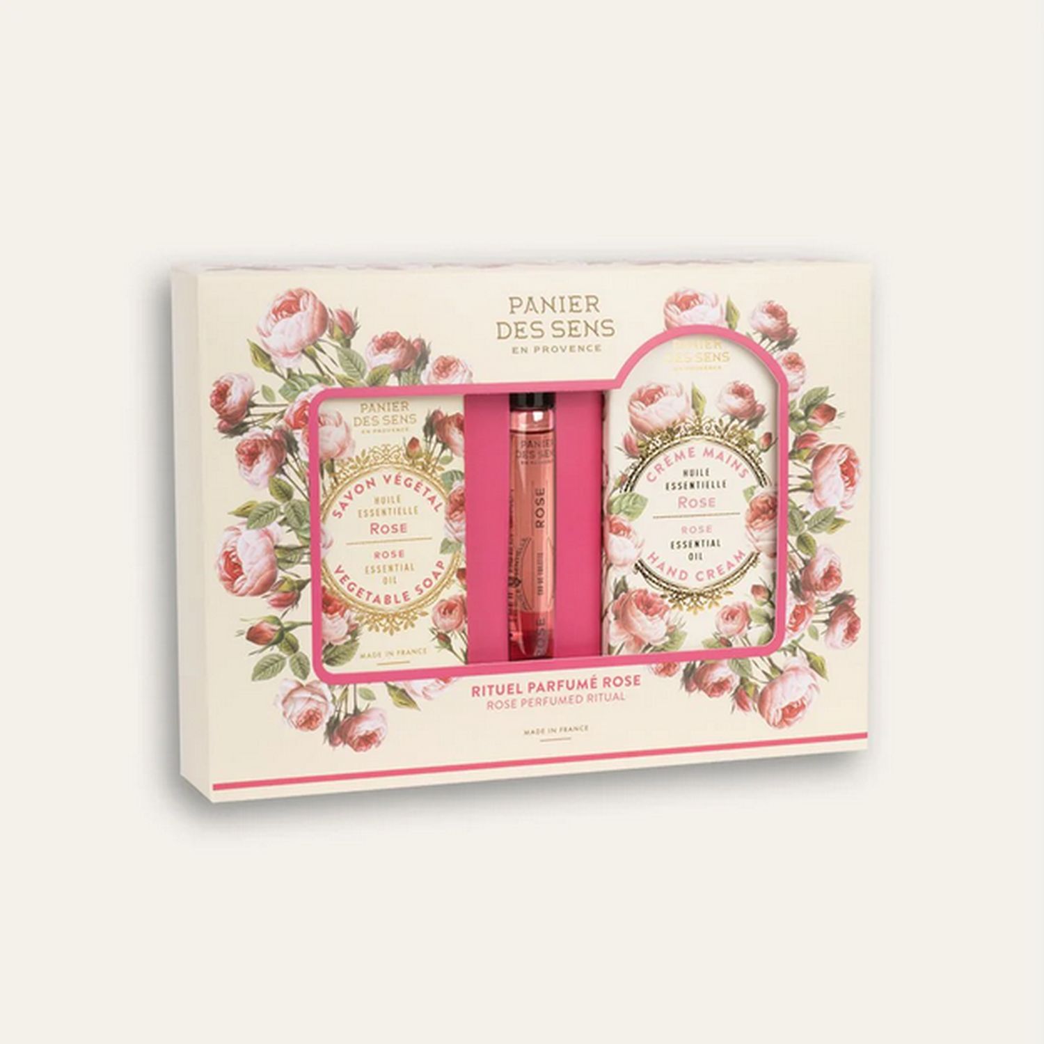 ESSENTIELS Set Rose (Handcreme  / Roll On  / Seife) NEW