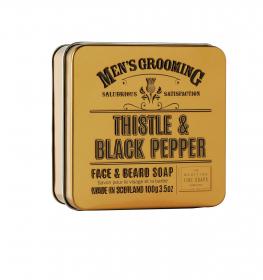 Thistle & Black Pepper Gesicht- & Bartseife 